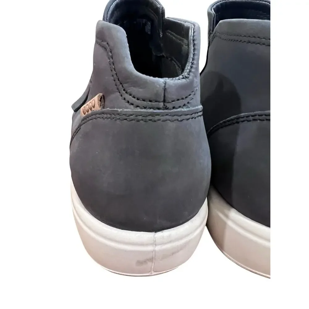 ECCO Women's Soft Nubuck Low Zip Sneaker Booties US Sz 8.5 Gray NWOB - Picture 4 of 13